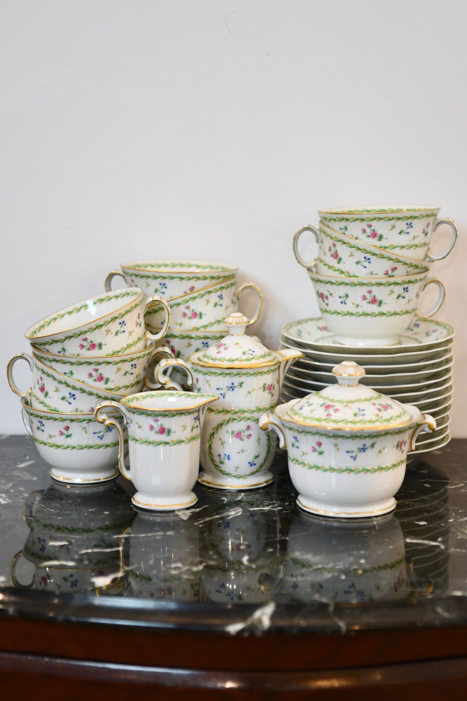 Limoges Bernardaud Tea Set Salt Lizard NYC