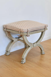 Antique Upholstered Bench