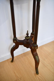 French Marble Inset Gueridon Table