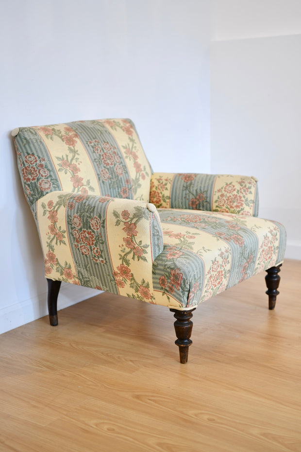 Antique Napoleon III Lounge Chair