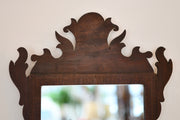 Small Chippendale Style Fret Carved Mirror