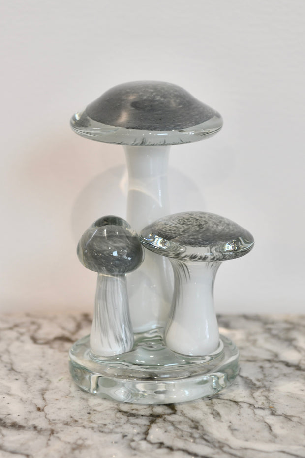 Mushroom Glass Paperweight