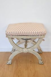 Antique Upholstered Bench