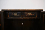Antique Chinese Gilt and Black Lacquer Cabinet
