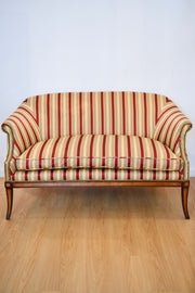 Federal Style Inlaid Mahogany Settee