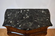 Marble Top Bombe Commode
