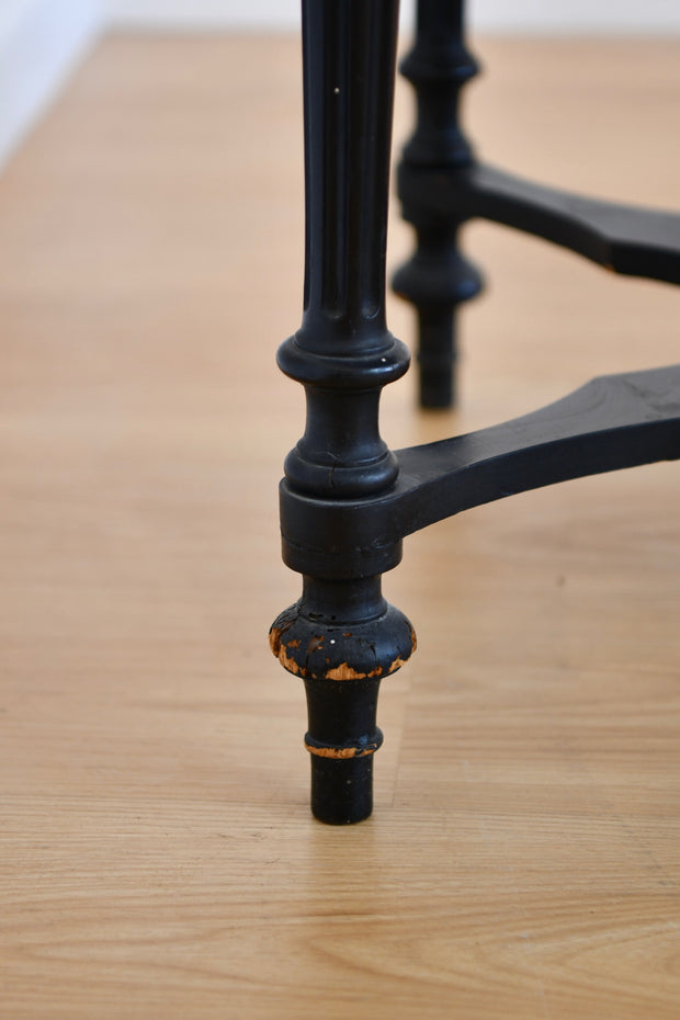 Antique Ebonized Drop Leaf Table