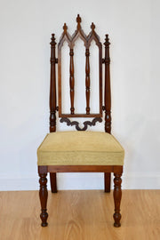 Diminutive English Gothic Style Hall Chair