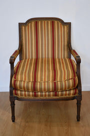 Louis XVI Style Carved Fauteuil