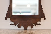 Small Chippendale Style Fret Carved Mirror