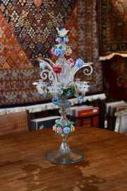 Venetian Glass Candelabrum