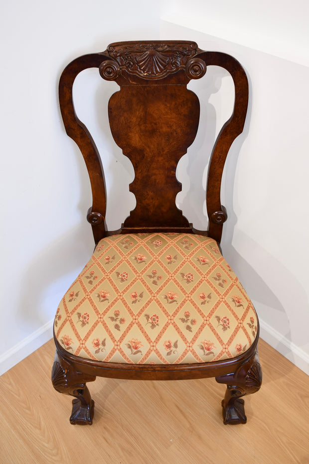 Chippendale Ball & Claw Upholstered Chair