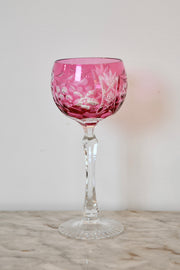 Bohemian Color Crystal Wine Glass