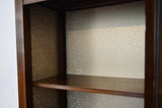 George III Style Inlaid Mahogany Bookcase