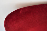 Frits Henningsen Maroon Velvet Lounge Chair