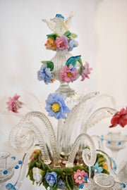 Venetian Glass Candelabrum