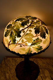 Meyer Bronze & Glass Tree-Form Lamp