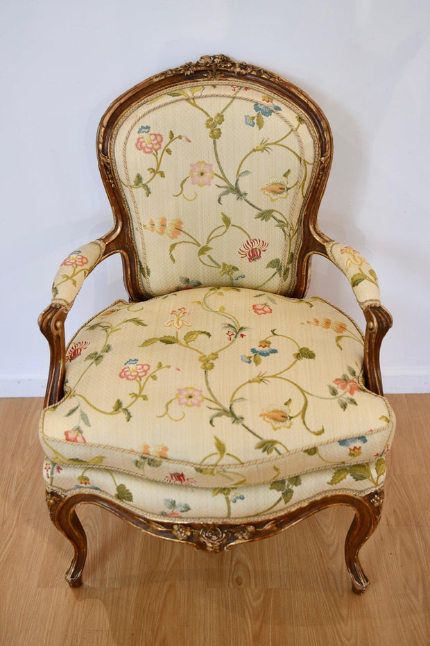 French Armchair Scalamandre Upholestry