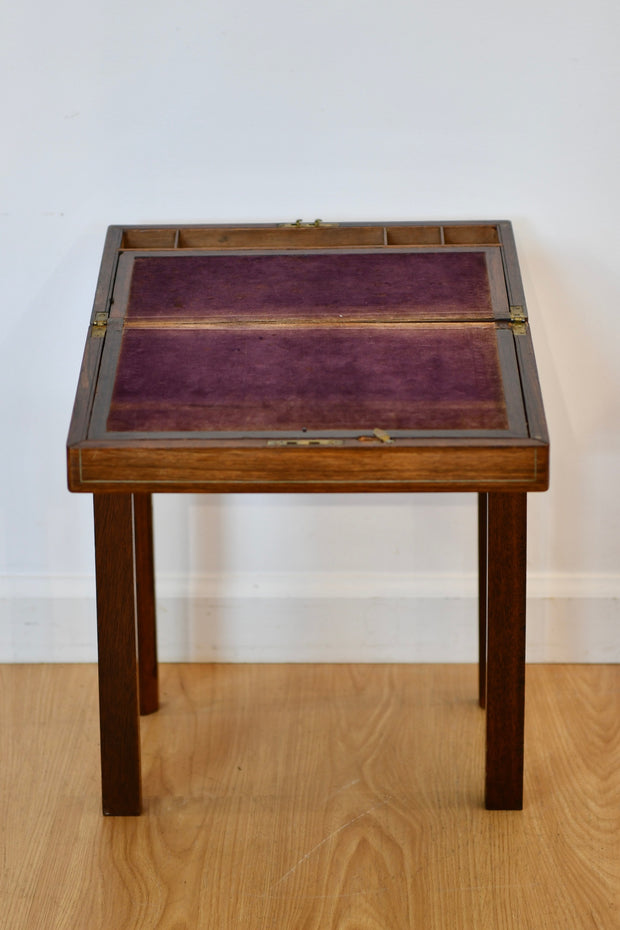 Antique Lap Desk On Stand