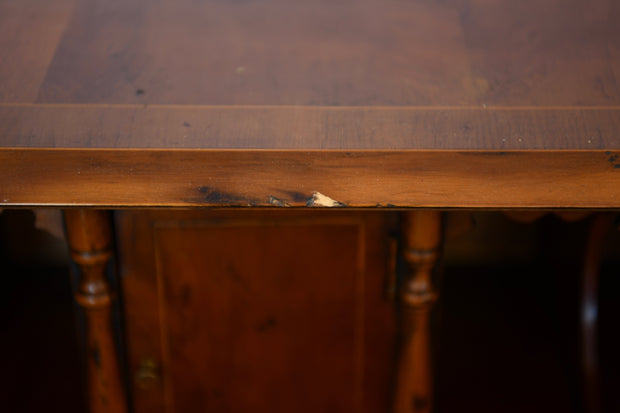 George III Style Inlaid Slant Front Desk