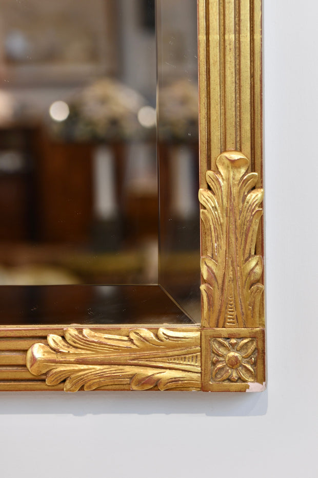 Vintage Gilt & Ebonized Mirror