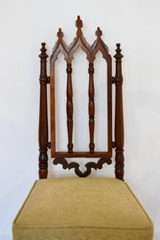 Diminutive English Gothic Style Hall Chair