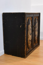 Antique Chinese Gilt and Black Lacquer Cabinet