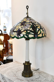 Tiffany Style Stained Glass Table Lamp