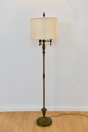 Baroque Style Brass Floor Lamp