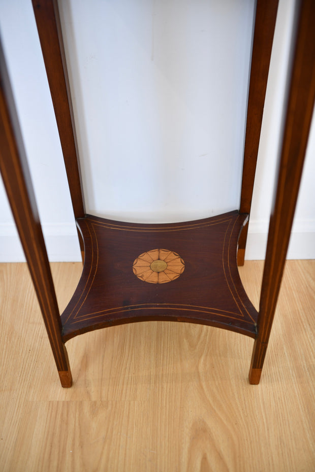 Edwardian Marquetry Inlaid Table