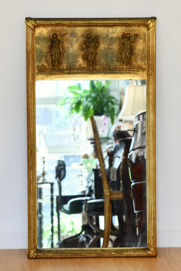 Neoclassical Style Giltwood and Gesso Mirror