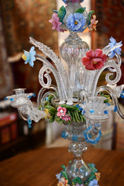 Venetian Glass Candelabrum