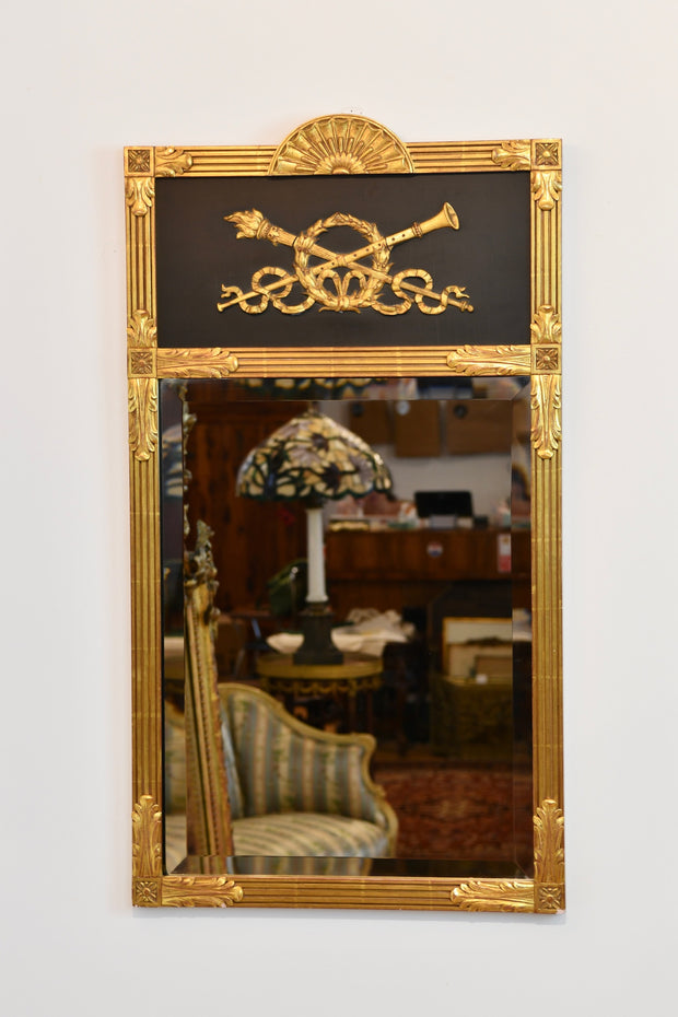 Vintage Gilt & Ebonized Mirror