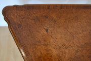 Inlaid Burled Top Triangle Table