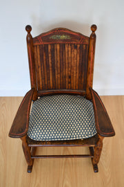 Folk Art Style Child's Rocking Chair