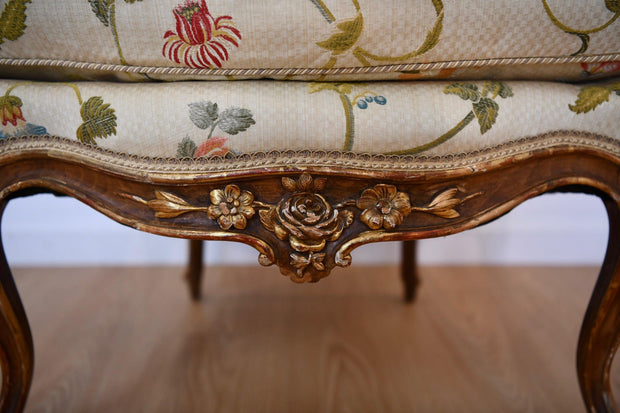 French Armchair Scalamandre Upholestry