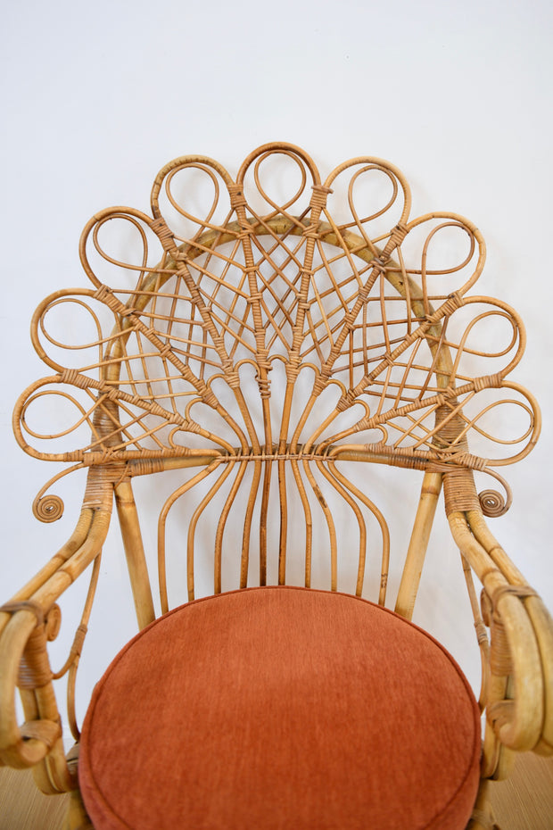 Victorian-Style Wicker Chair