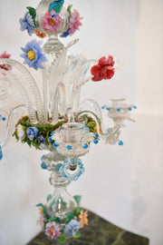 Venetian Glass Candelabrum