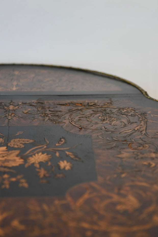 Antique Ebonized Drop Leaf Table