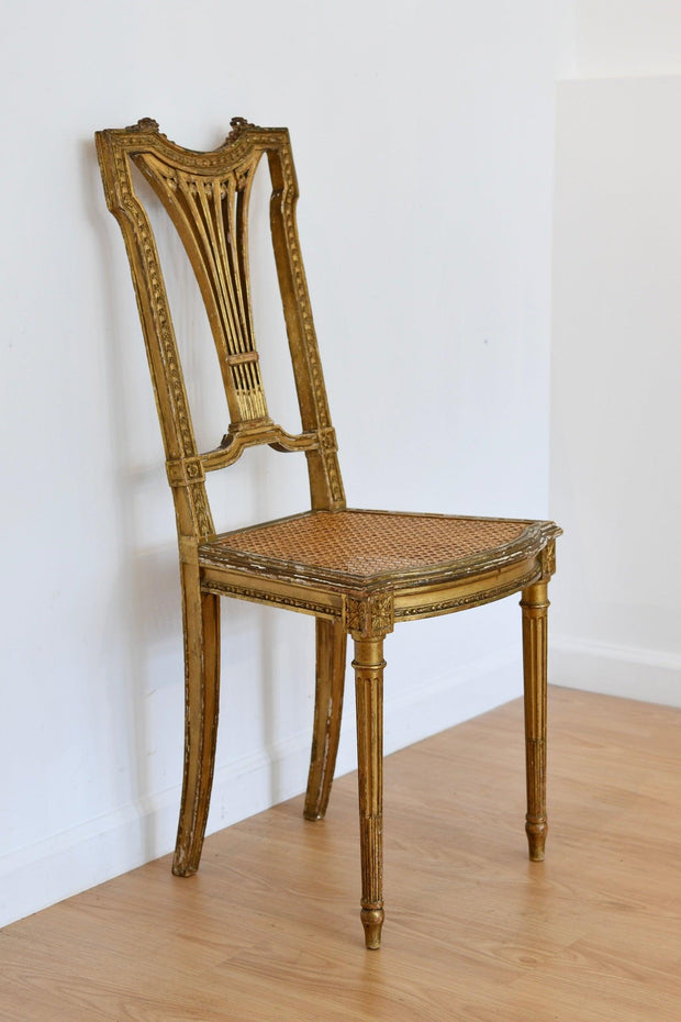 Gilt Vanity Chair