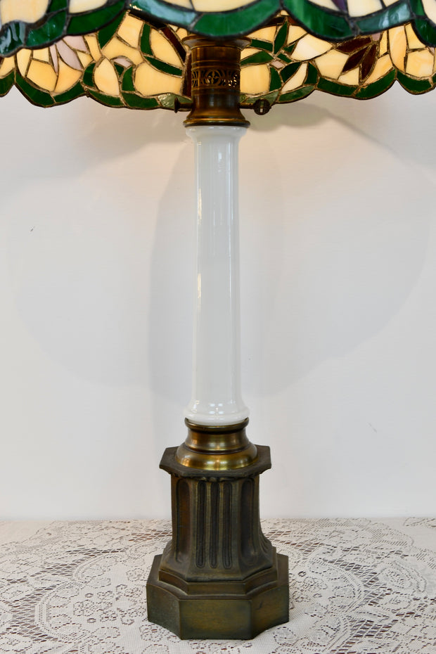 Tiffany Style Stained Glass Table Lamp