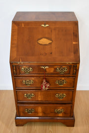 George III Style Inlaid Slant Front Desk