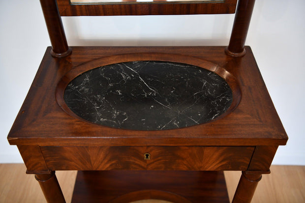 Antique Charles X Mahogany Dressing Table
