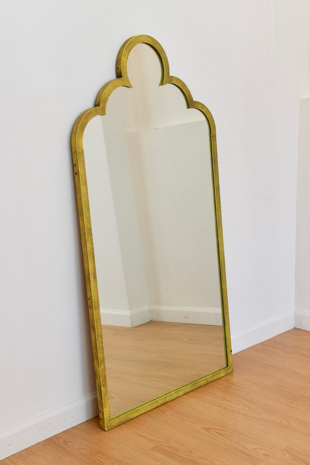 Painted Iron Arched Mirror