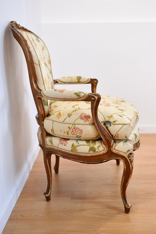 French Armchair Scalamandre Upholestry