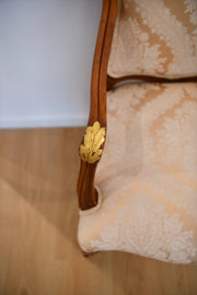 Rococo-Style Upholstered Armchair