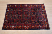 Antique And Finely Hand Knotted Area Rug