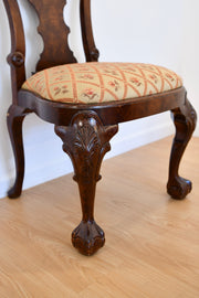 Chippendale Ball & Claw Upholstered Chair