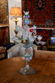 Venetian Glass Candelabrum