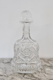 Cut Glass Waisted Decanter